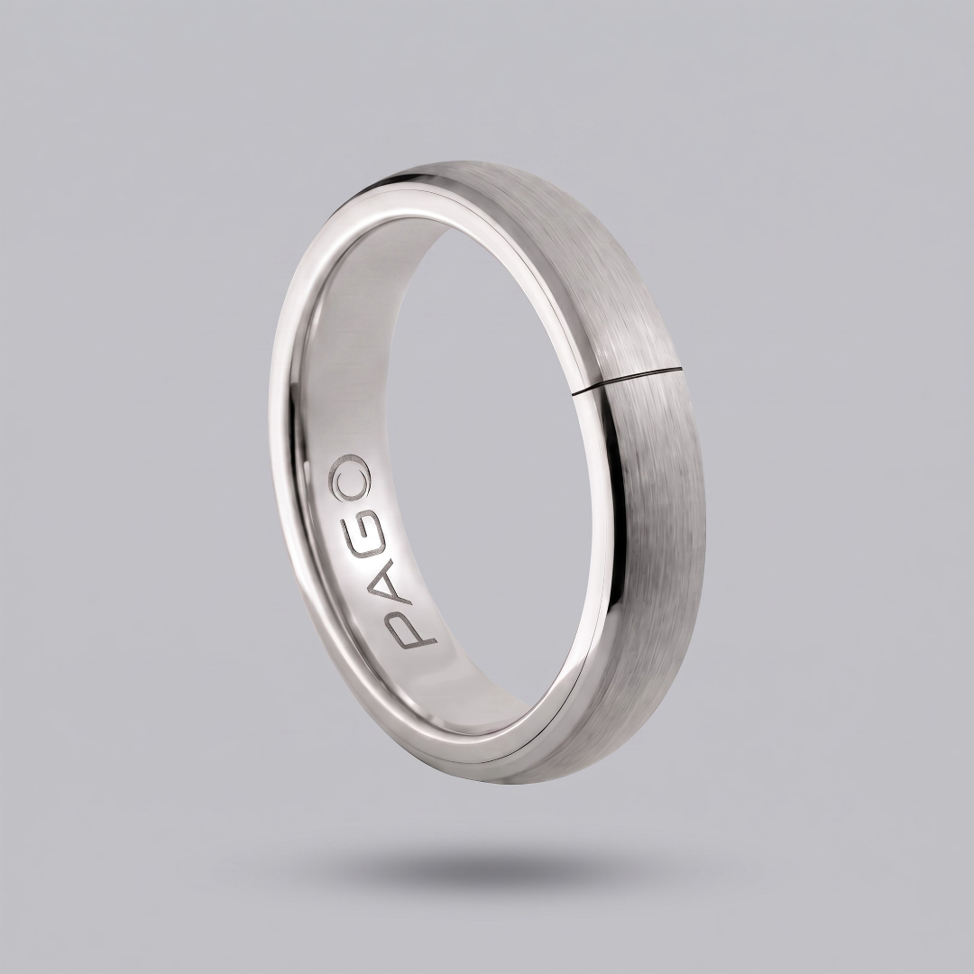 Slim Silver Rough PAGO